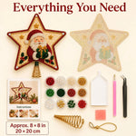 Christmas Tree Topper DIY Kit Pearl & Crystal Accents