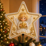 Christmas Tree Topper DIY Kit Pearl & Crystal Accents