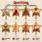 Christmas Tree Topper DIY Kit Pearl & Crystal Accents