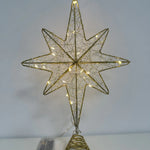 Christmas Tree Topper Iron 20 LED Lights