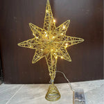 Christmas Tree Topper Iron 20 LED Lights