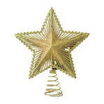 Christmas Tree Topper Sparkling Design Durable Spiral Base