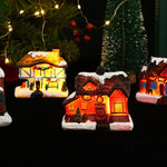 Christmas Village House Warm LED Tabletop Centerpiece