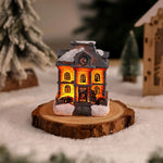 Christmas Village House Warm LED Tabletop Centerpiece