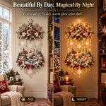 Christmas Wall Decor Tree & Village Warm Lights