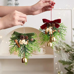 Christmas Wreath Lifelike Pine Cones & Berries Weather-Resistant