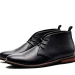 Chukka Boots Pebbled Leather Cushioned Insole Rubber Sole