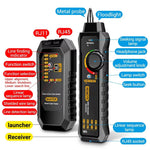 Circuit Breaker Finder & Cable Tester Dual-Signal Polarity LED Flashlight