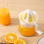 Citrus Juicer Ergonomic Hand Crank Dishwasher-Safe Compact Design