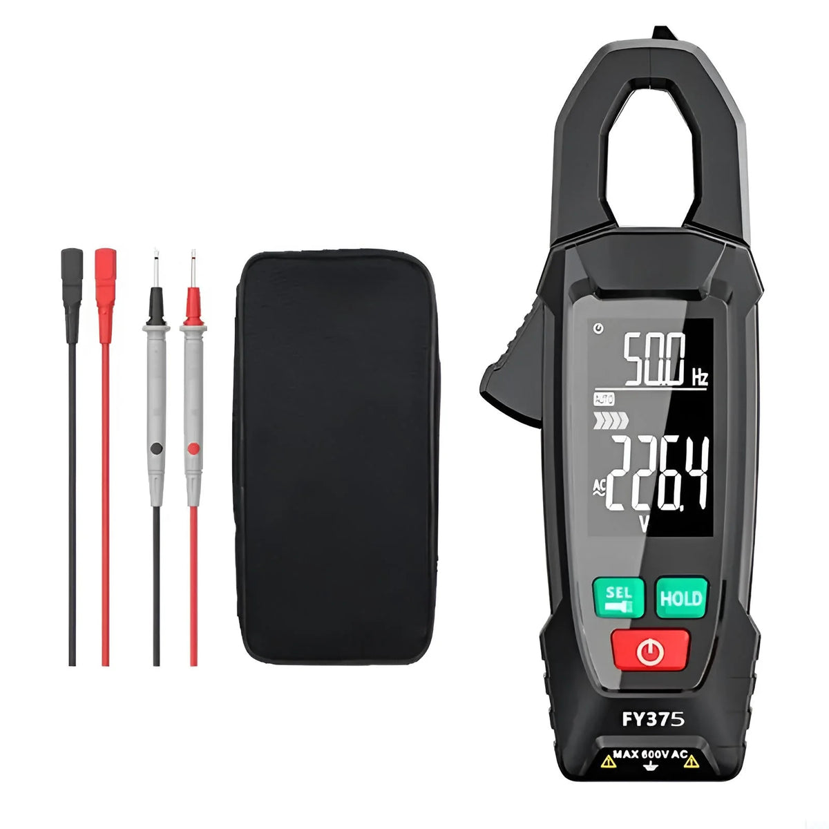 Clamp Meter 200A True RMS Non-Contact Voltage