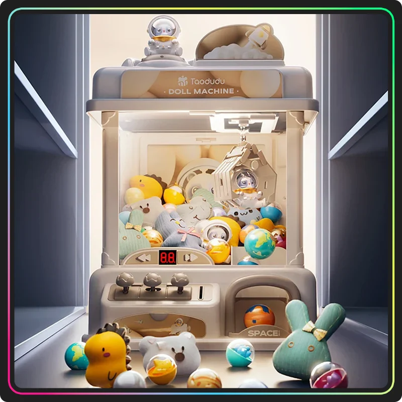 Claw Machine Arcade-Style Controls 35+ Prizes Included