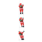 Climbing Santa 12 Inch Weather-Resistant Easy-Hang Fixtures