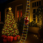 Climbing Santa Decoration LED Ladder Indoor & Outdoor Lights