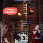 Climbing Santa Decoration LED Ladder Indoor & Outdoor Lights