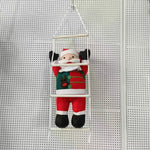 Climbing Santa Figurine Durable Vibrant Finish Indoor Outdoor
