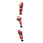 Climbing Santa Figurine Durable Vibrant Finish Indoor Outdoor