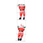 Climbing Santa Figurine Durable Vibrant Finish Indoor Outdoor