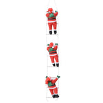 Climbing Santa Figurine Durable Vibrant Finish Indoor Outdoor