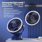 Clip-On Fan Rechargeable 8000mAh USB-C