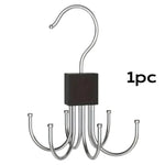 Closet Hook Organizer 360° Rotating Metal 6 Hooks