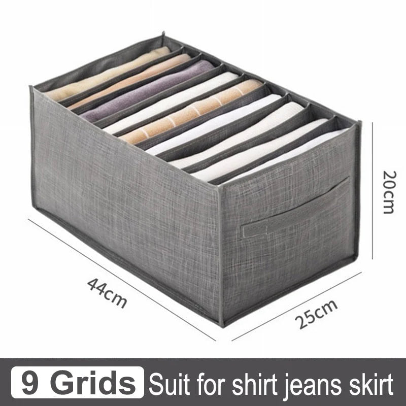 Closet Organizer Multi-Compartment 7 or 9 Grid Storage