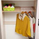 Closet Shelf Organizer Adjustable No-Drill Installation