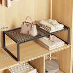 Closet Shelf Riser Adjustable Steel Stackable Storage