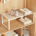 Closet Shelf Riser Adjustable Steel Stackable Storage
