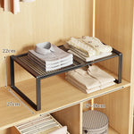 Closet Shelf Riser Adjustable Steel Stackable Storage