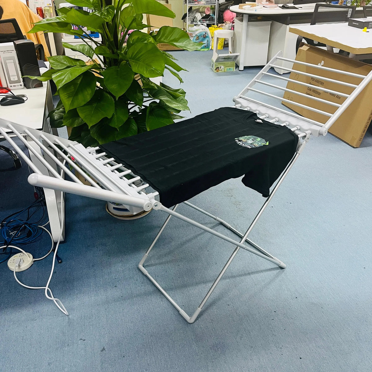 Clothes Drying Rack Heated Foldable Aluminum 120W