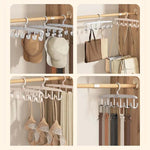 Clothes Hanger 12 Hooks 360-Degree Rotating Space-Saving