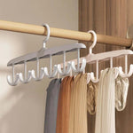 Clothes Hanger 12 Hooks 360-Degree Rotating Space-Saving