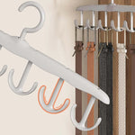 Clothes Hanger 12 Hooks 360-Degree Rotating Space-Saving