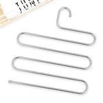 Clothes Hanger 5-Layer S-Shaped Stainless Steel