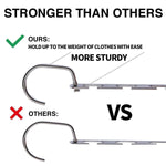 Clothes Hanger Stainless Steel Space-Saving Holds 6 Garments