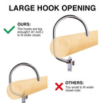 Clothes Hanger Stainless Steel Space-Saving Holds 6 Garments