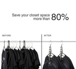 Clothes Hanger Stainless Steel Space-Saving Holds 6 Garments