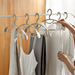 Clothes Hangers Non-Slip Rounded Shoulder Set of 10