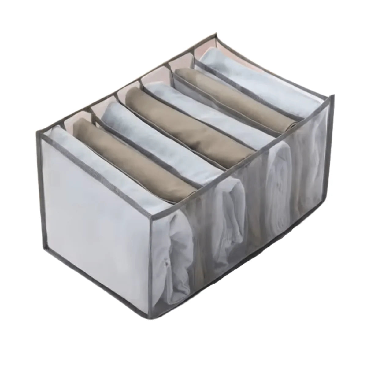 Clothing Organizer Multi-Grid Foldable Stackable