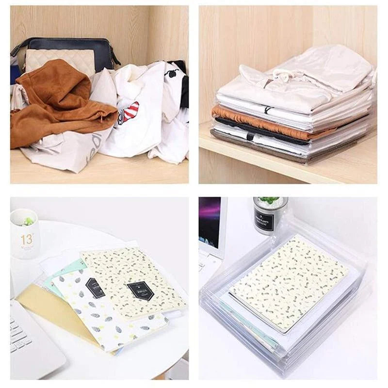 Clothing Organizer Stackable Crease-Free Set of 10