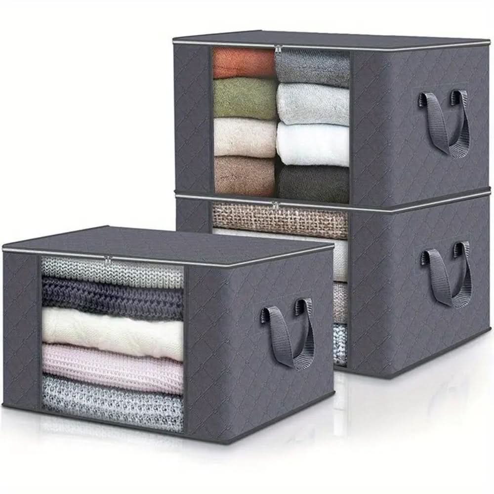 Clothing Storage Bag Breathable Clear Window Foldable