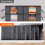 Clothing Storage Bag Breathable Clear Window Foldable
