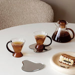 Coasters Irregular Mirror Design for Jewelry Display