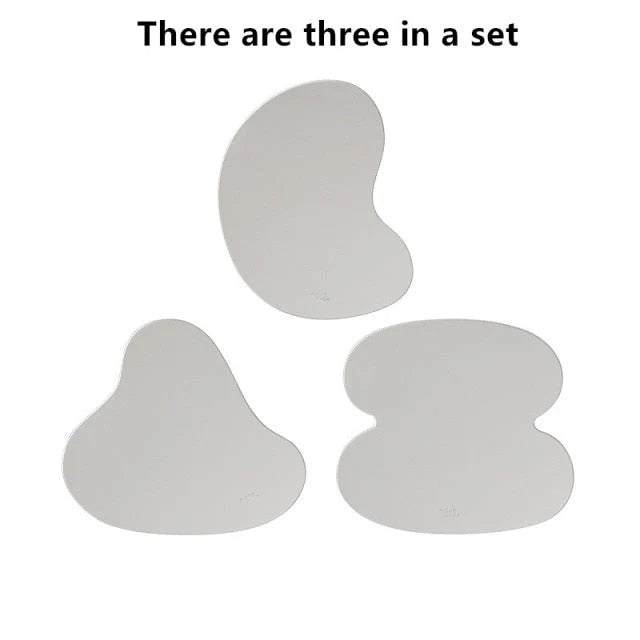 Coasters Irregular Mirror Design for Jewelry Display