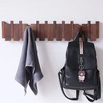 Coat Stand Piano-Inspired Handcrafted Wood 4–10 Hooks