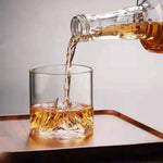 Cocktail Glass Crystal Mountain-Inspired Shape 6.1 Fl Oz