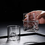 Cocktail Glass Crystal Mountain-Inspired Shape 6.1 Fl Oz