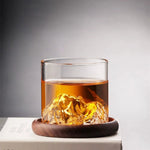 Cocktail Glass Crystal Mountain-Inspired Wide Bowl 6.8 fl oz