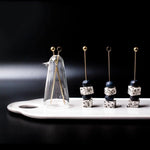 Cocktail Picks Stainless Steel Set of 6
