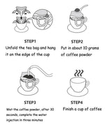 Coffee Filters Single-Cup Pour-Over Mug Brewing
